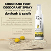 CHOONANO มูสโฟมทำความสะอาดรองเท้า 120 ml. สเปรย์ดับกลิ่นเท้า 90 ml. แถมฟรี แปรงขนม้า ผ้าไมโครไฟเบอร์ 420g.