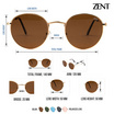 ZENT แว่นกันแดด รุ่น ZT8771 50mm