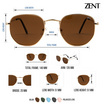 ZENT แว่นกันแดด รุ่น ZT8772 51mm