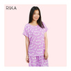 RIKA ชุดนอนเสื้อ+กางเกง ผ้าพิมพ์ลาย น่ารักๆ EN4032