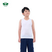 ห่านคู่ เสื้อแขนกุด เด็กชาย สีขาว Junior Collection