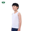 ห่านคู่ เสื้อแขนกุด เด็กชาย สีขาว Junior Collection