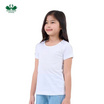 ห่านคู่ เสื้อยืดคอกลม เด็กหญิง สีขาว Junior Collection