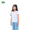 ห่านคู่ เสื้อยืดคอกลม เด็กหญิง สีขาว Junior Collection