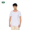 ห่านคู่ เสื้อยืดคอกว้าง รุ่น Modern ไร้ตะเข็บข้าง แพ็ก 1 ตัว สีขาว