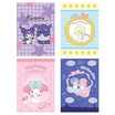 KIAN-DA สมุดปกอ่อน B5 คละลาย Sanrio (แพ็ก 4 เล่ม)