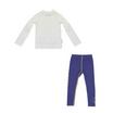 Kidsumplay ชุดว่ายน้ำกัน UV Size XS สำหรับเด็ก 1-1.5 ปี สี Ivory