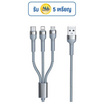 Remax สายชาร์จ 3in1 รุ่น RC-124th