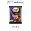 ซุปเปอร์กาแฟ3in1 สูตรน้ำตาลน้อย 110 กรัม (11 กรัม x 10 ซอง) แพ็ก 6 ถุง