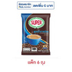 ซุปเปอร์กาแฟ3in1 สูตรน้ำตาลน้อย 110 กรัม (11 กรัม x 10 ซอง) แพ็ก 6 ถุง