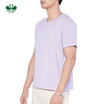 DOUBLE GOOSE เสื้อยืดคอกลม รุ่น Essential สีม่วง