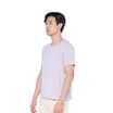 DOUBLE GOOSE เสื้อยืดคอกลม รุ่น Essential สีม่วง