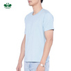 DOUBLE GOOSE เสื้อยืดคอกลม รุ่น Essential สีฟ้า