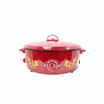 Hanabishi กระทะไฟฟ้าเคลือบเทฟลอน ฝาทึบ 12 นิ้ว รุ่น HGP-140