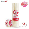 ThaiKK เทปปิดกล่อง สีใส 48มม.x45หลา (6 ม้วน)