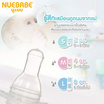 Nuebabe ขวดนมทรงเอว 4 ออนซ์ ฝาครอบหมี แพ็ก 3 ขวด คละสี/คละลาย