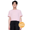 M2S Lifestyle เสื้อยืดคอกลมชาย ชมพูซากุระ
