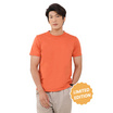 M2S Lifestyle เสื้อยืดคอกลมชาย ส้มแมนดาริน