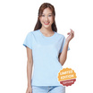 M2S Lifestyle เสื้อยืดคอกลมหญิง ฟ้าแป้งเด็ก