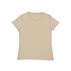 M2S Lifestyle เสื้อยืดคอกลมหญิง น้ำตาลชานม