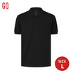GQ จีคิว มินิมอล โปโล สีดำ GQ จีคิว มินิมอล โปโล สีดำ