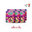 เจเล่ ชิววี่ เยลลี่ ผสมบุกกลิ่นมิกซ์เบอรี่ 108 กรัม (แพ็ก 6 ชิ้น)