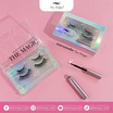 The Magic เซ็ทขนตาปลอม Magnetic Lasheye (ขนตาแม่เหล็ก2คู่+อายไลเนอร์)