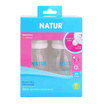 Natur ขวดนมสมูทไบโอมิมิค 4 OZ. แพ็ก 2