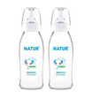 Natur ขวดนมสมูทไบโอมิมิค 8 OZ. แพ็ก 2