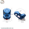 DODOLOVE Carseat เบาะนั่งเด็กในรถ KL005 สีดำ