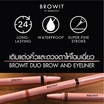 Browit ดินสอเขียนคิ้วและอายไลน์เนอร์ Duo Brow&Eyeliner 0.35มล+0.2มล