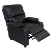 Hot Deal Furniture Recliner เก้าอี้พักผ่อนหุ้มหนัง รุ่น ANGOLA มีที่วางแก้ว หนัง