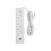 Lumira ปลั๊กไฟ 4 ช่อง 4 สวิตซ์ 2 USB 3 เมตร รุ่น LS-804-2U