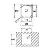 TEKA อ่างล้างจานฝัง 1 หลุม สเตนเลส รุ่น TS 50 1B ฟรี ก๊อกน้ำเย็น