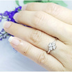 Memorine Jewelry แหวนเงินแท้ 925 ฝังเพชรสวิส (CZ) ONLR342