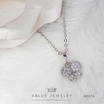 ValueJewelry สร้อยคอพร้อมจี้ ฝังคริสตัลละเอียด ลายผีเสื้อ NK074