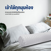 DD Bedding หมอนข้างลายริ้ว รุ่น Compact ริ้วขาว