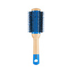 Goody หวีโรลขนหมูป่า (รุ่น 11214)  Wood Round Brush สีฟ้า