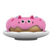Toytopia Nyan-licious! by Nyammy Treats Series by Mighty Jaxx (1 PC คละสี คละลาย)