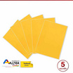 Altra Color สติ๊กเกอร์พีวีซี A4 สีเหลือง (5 แผ่น)