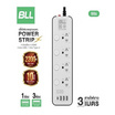 BLL ปลั๊กไฟ รุ่น B86 (4 ช่องเสียบ 4 สวิตซ์ 3 ช่อง USB และ 1 ช่อง Type C)