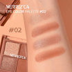 MERREZCA พาเลทอายแชโดว์ Eye Color Palette 4x1.8 กรัม