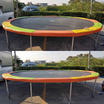 Sanook Trampoline แทรมโพลีนที่กระโดด สปริงบอร์ดยี่ห้อจิงโจ้ 16 ฟุต(480 ซม.)