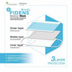 Fidens Medical Mask ฟิเดนส์ หน้ากากอนามัยทางการแพทย์ 3 ชั้น