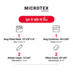 Frolina Microtex ชุดผ้าปูที่นอนขนาด 6 ฟุต King 6 ชิ้น (พร้อมนวม) DF011 Harmony