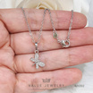 ValueJewelry สร้อยคอพร้อมจี้ ฝังคริสตัลแท้ ลายแมงปอ Dragonfly ขนาดเล็ก เครื่องประดับ สร้อย NK092