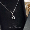 ValueJewelry สร้อยคอพร้อมจี้ ประดับคริสตัลละเอียด ลายดาว Star ขนาดเล็ก เครื่องประดับ สร้อย NK098