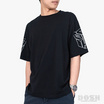 DOSH OVERSIZED SHORT SLEEVE T-SHIRTS เสื้อยืดโอเวอร์ไซส์ DTMT5059-BL