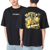 DOSH OVERSIZED SHORT SLEEVE T-SHIRTS เสื้อยืดโอเวอร์ไซส์ DTMT5060-BL