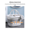 HOME HEAVEN ตะกร้าใส่ของไซส์ใหญ่พับเก็บได้พร้อมหูหิ้ว รุ่น HH-BK001